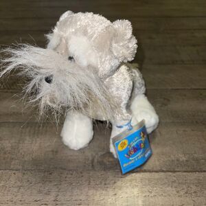 Ganz Webkinz Schnauzer Puppy Dog Plush with CODE